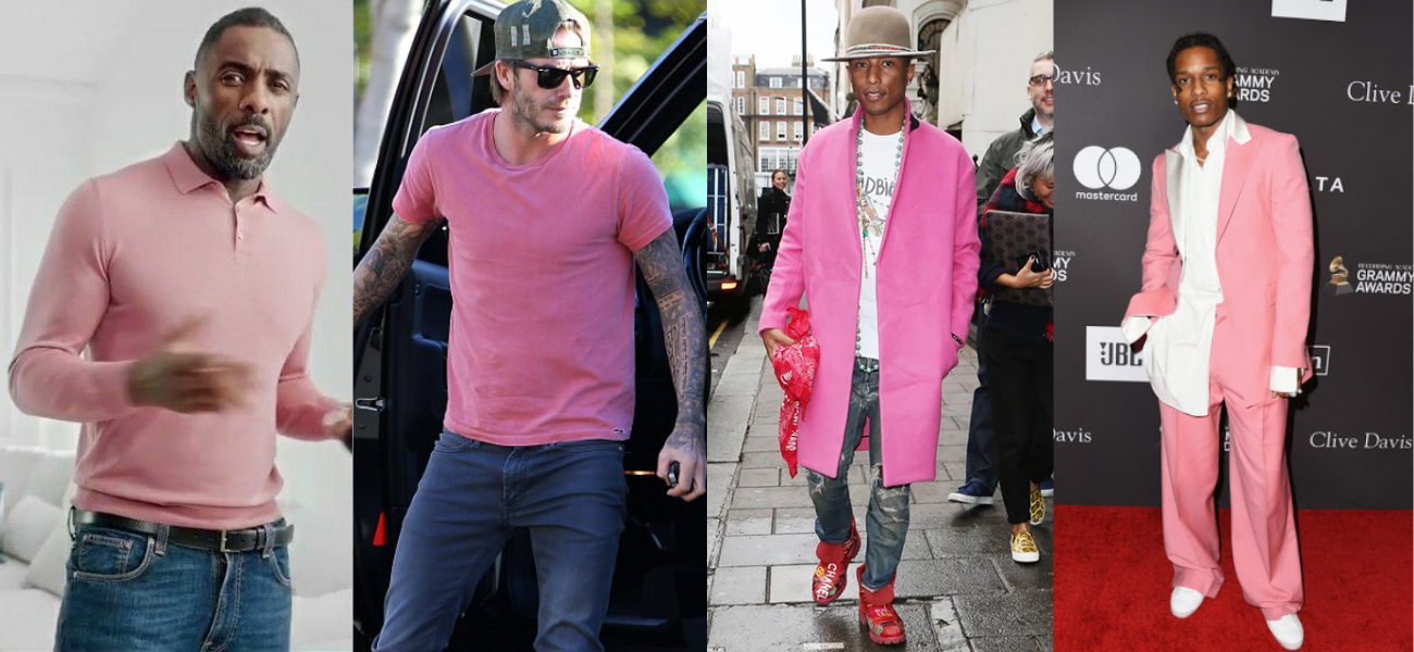 celebrities in pink