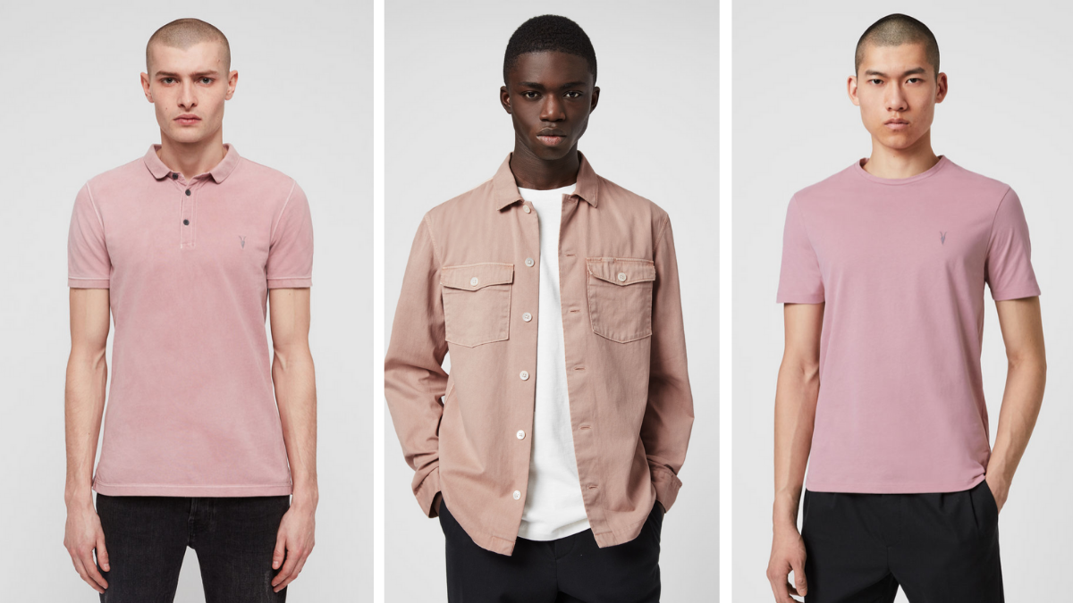 pink clothes for men