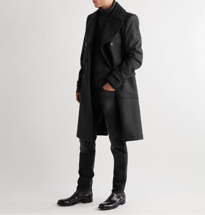 Black Jeans with Overcoat