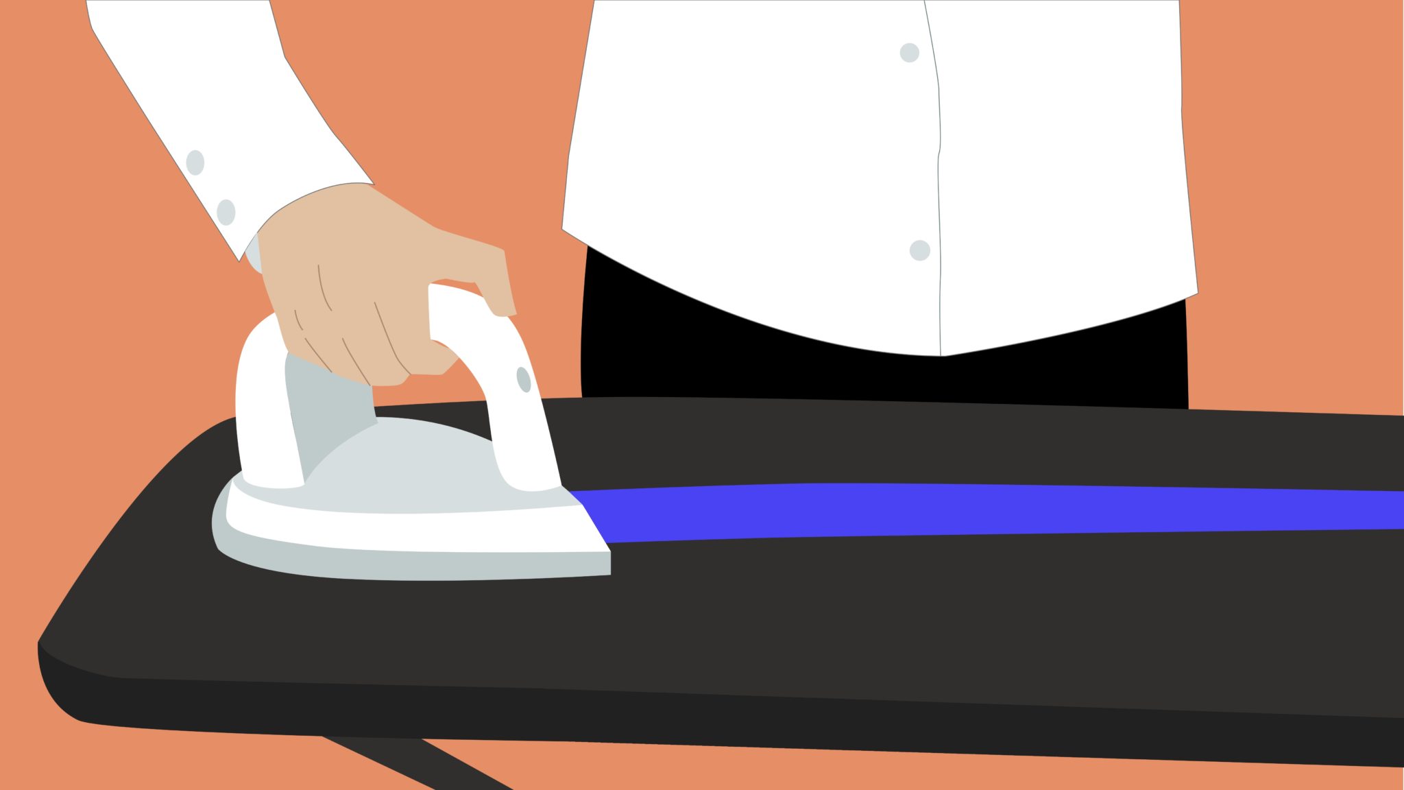 How to Iron a Tie