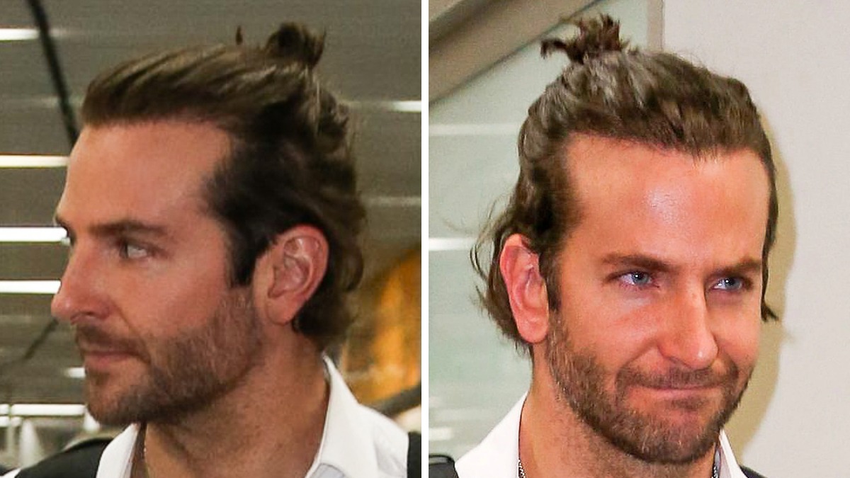 Bradley Cooper ponytail