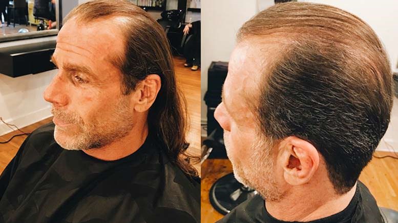 Shawn Michaels Hair shaved