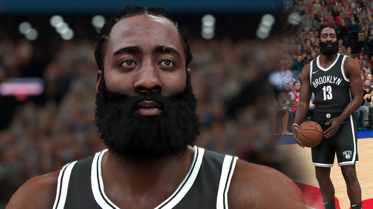 james harden beard in video game