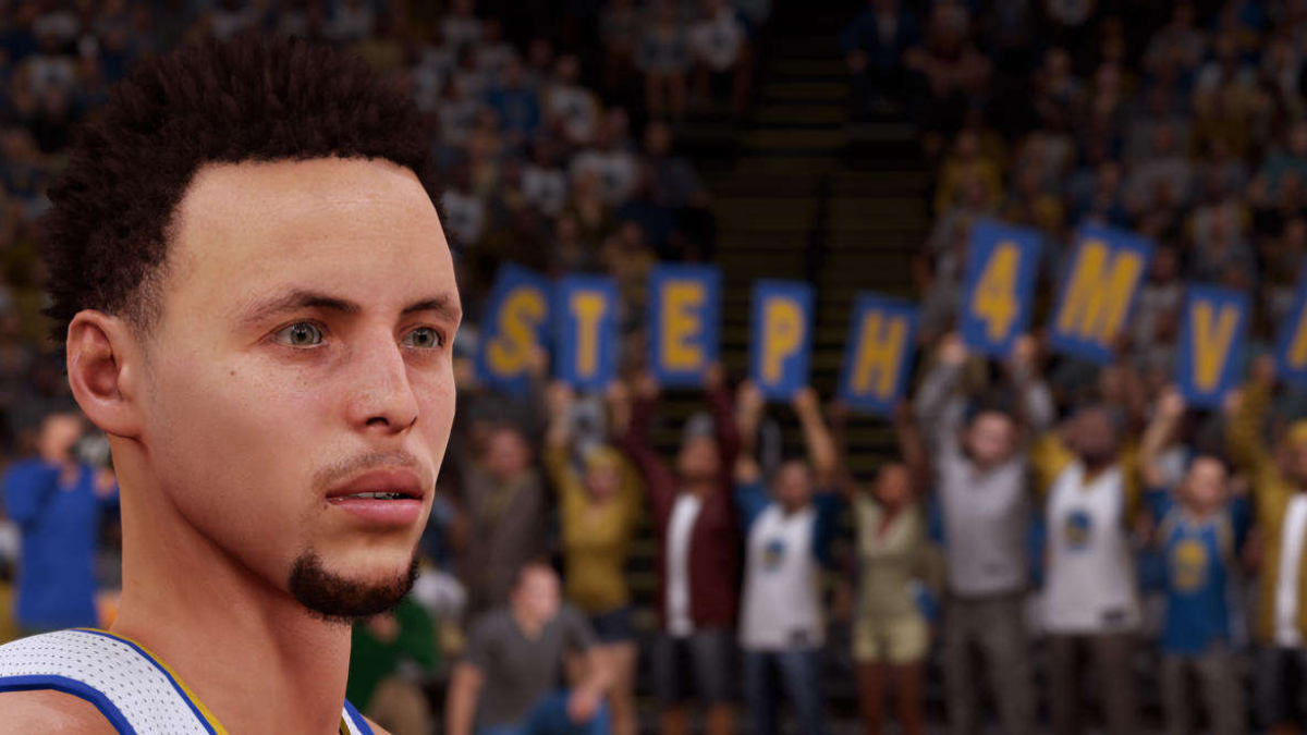 Steph Curry Hair in video game