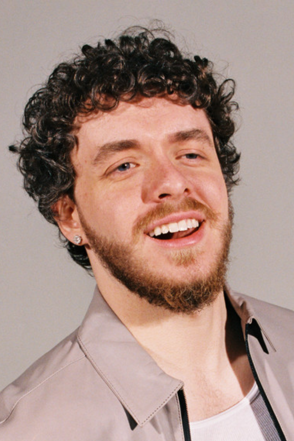 curly hair on white male