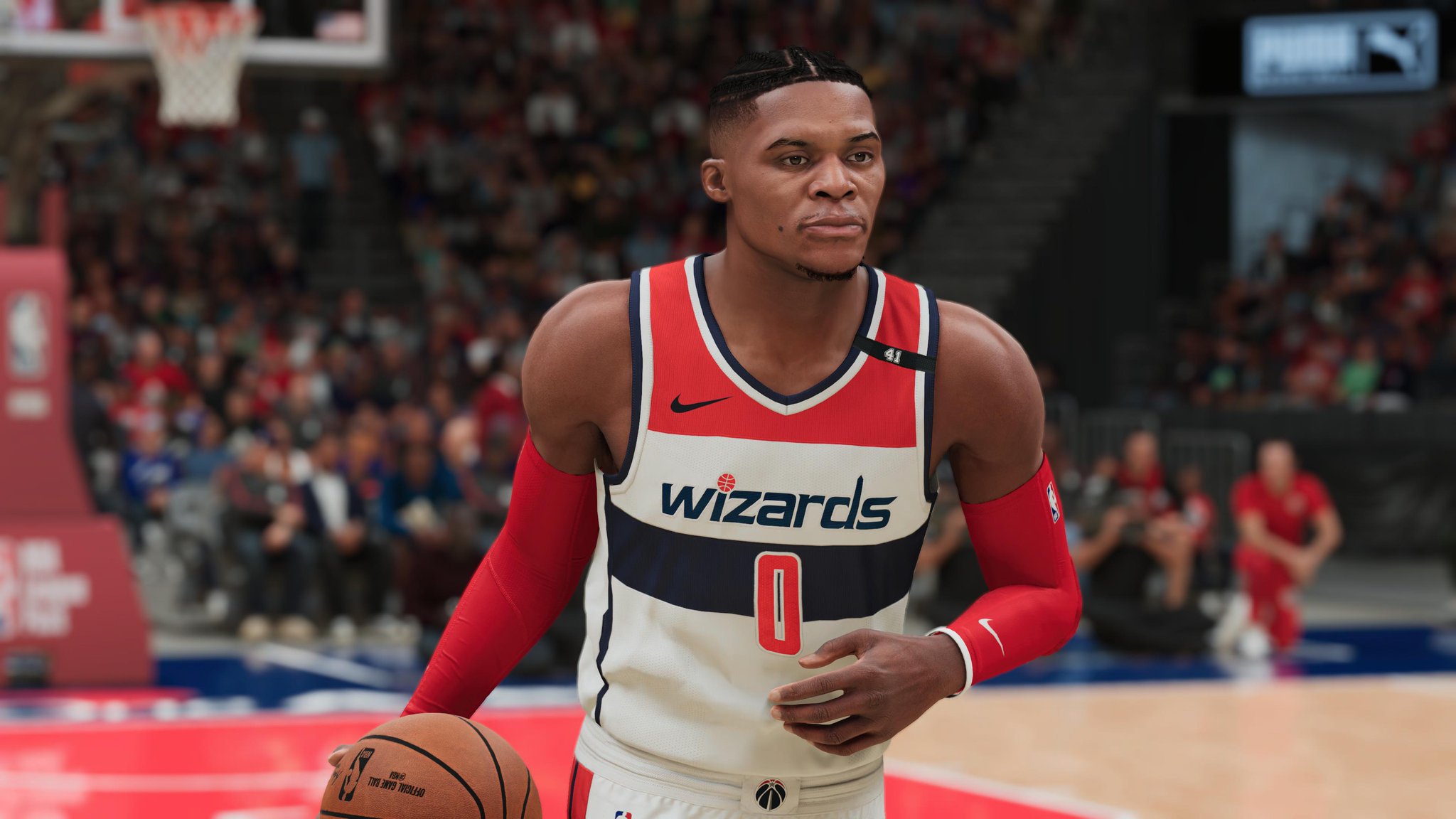 Russell Westbrook Braids in NBA 2K