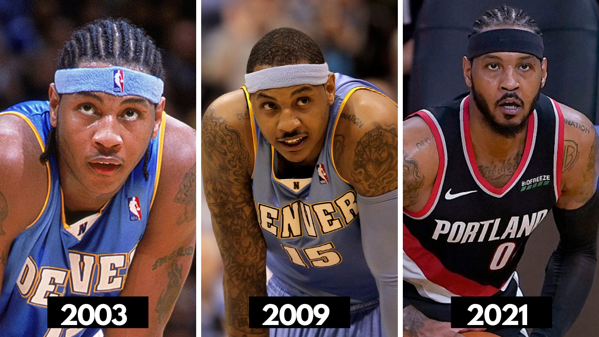 carmelo anthony braids throughout the years