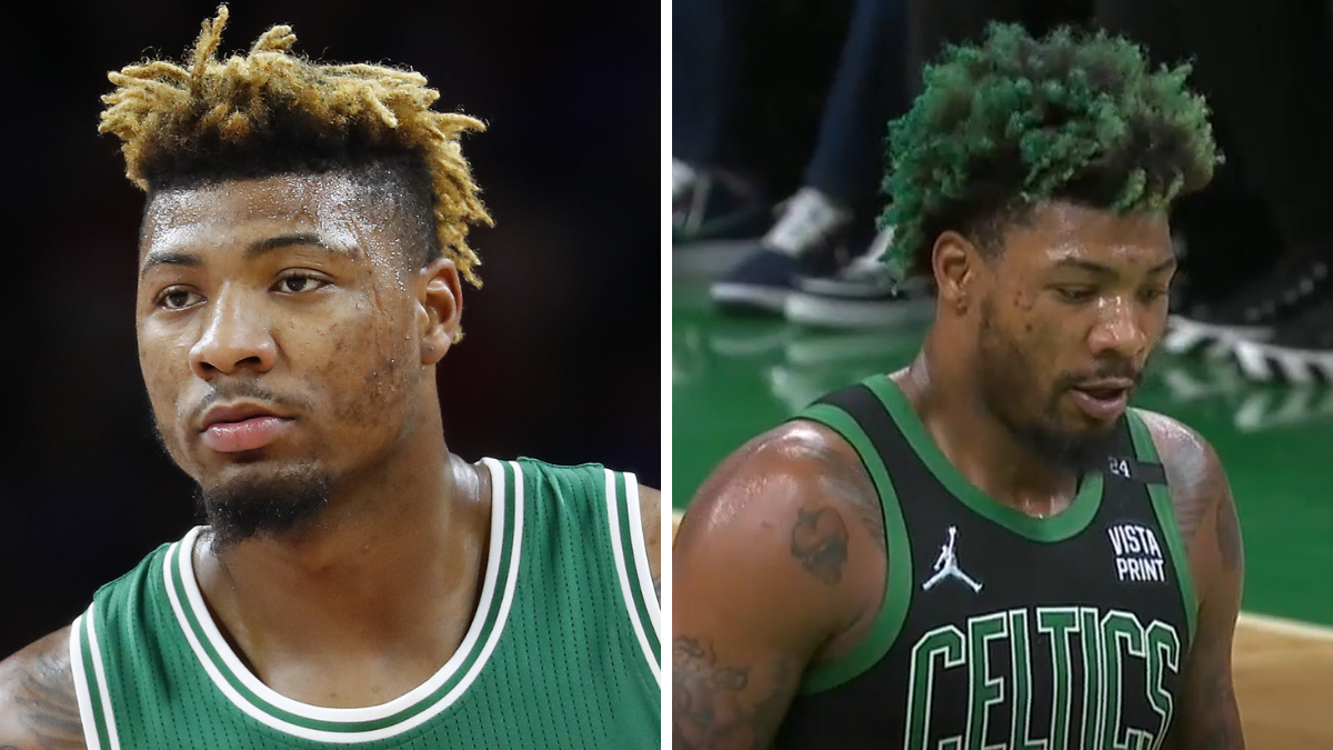 marcus smart hair in color