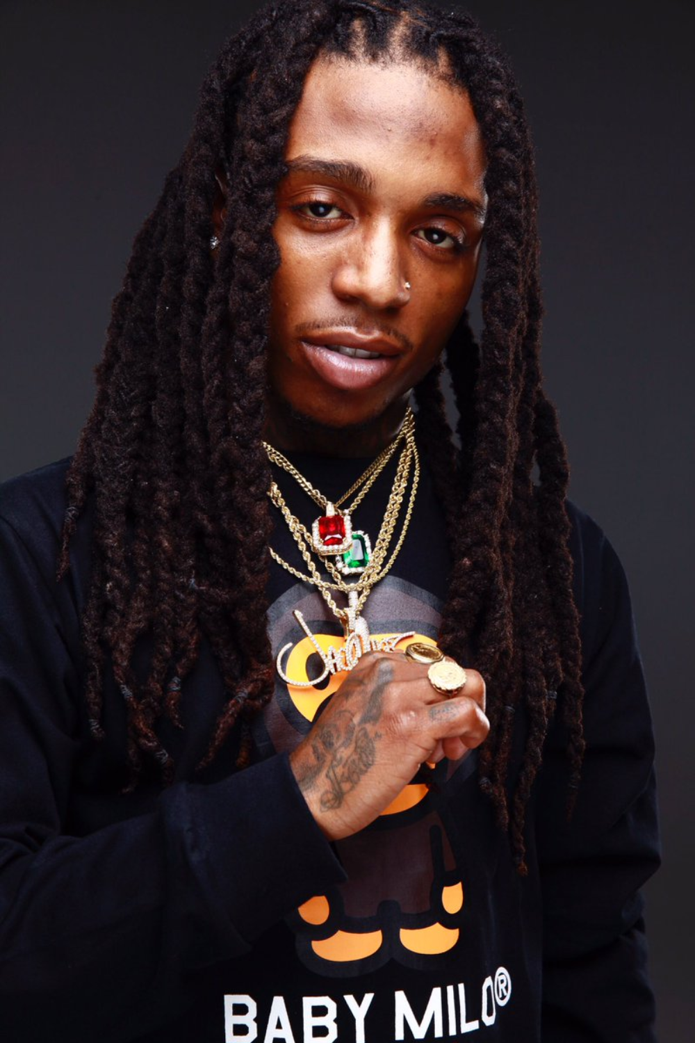 Jacquees Dreads in 2 srand twists