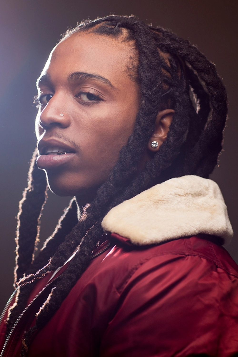 Jacquees Dreads in braids