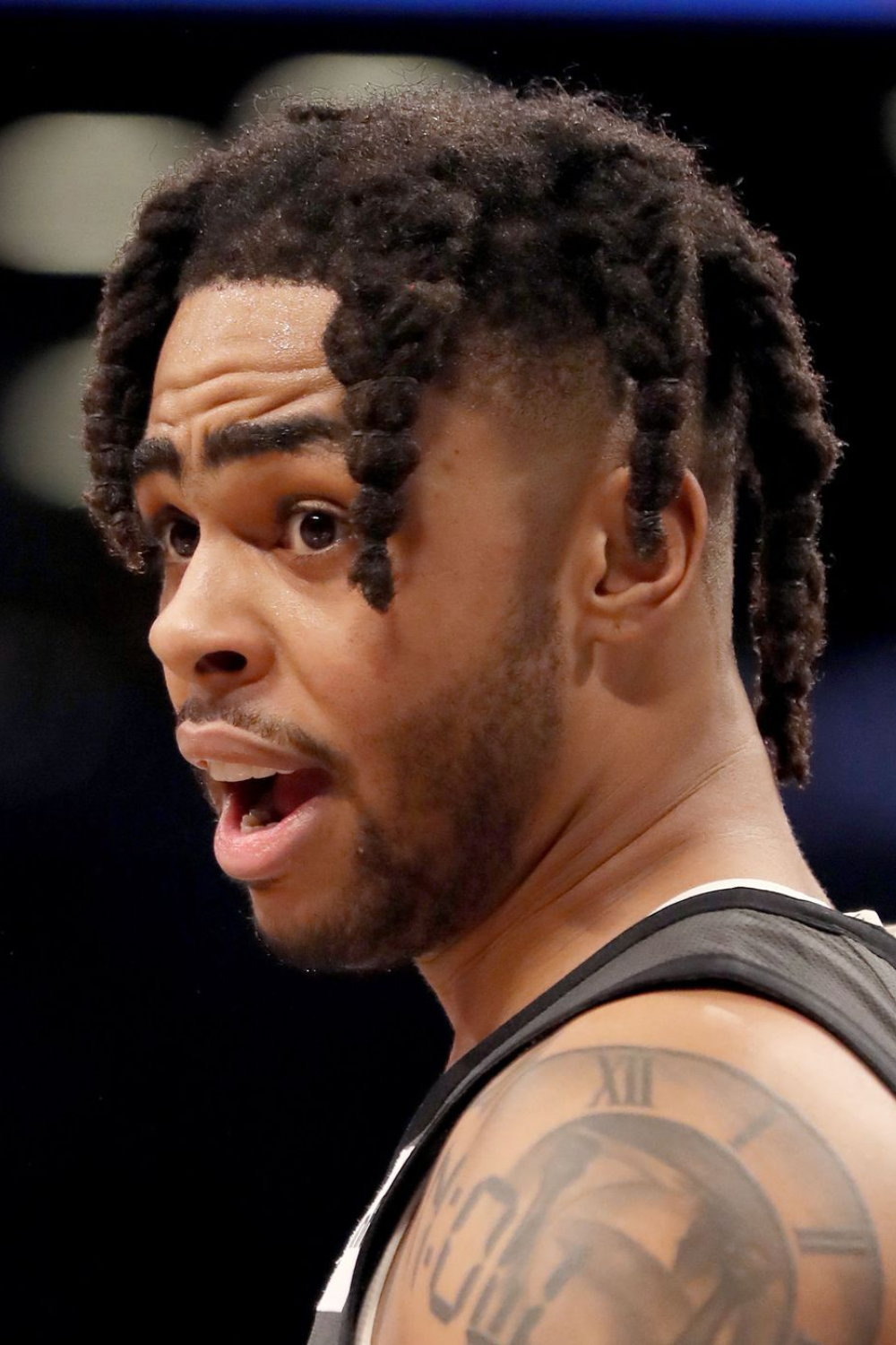 D’Angelo Russell Hair in dreads