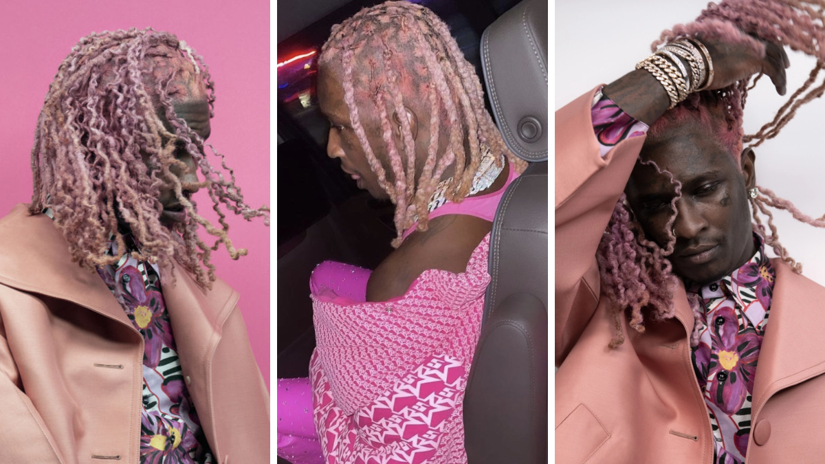 pink dreads