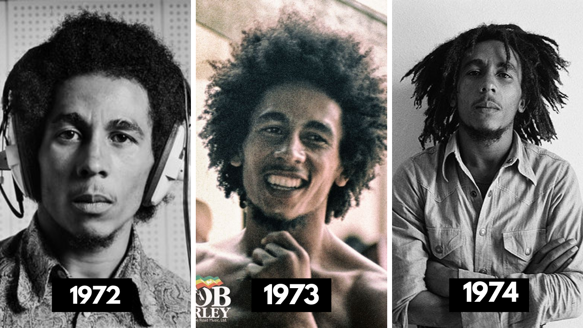 bob marley dreads throughout the years