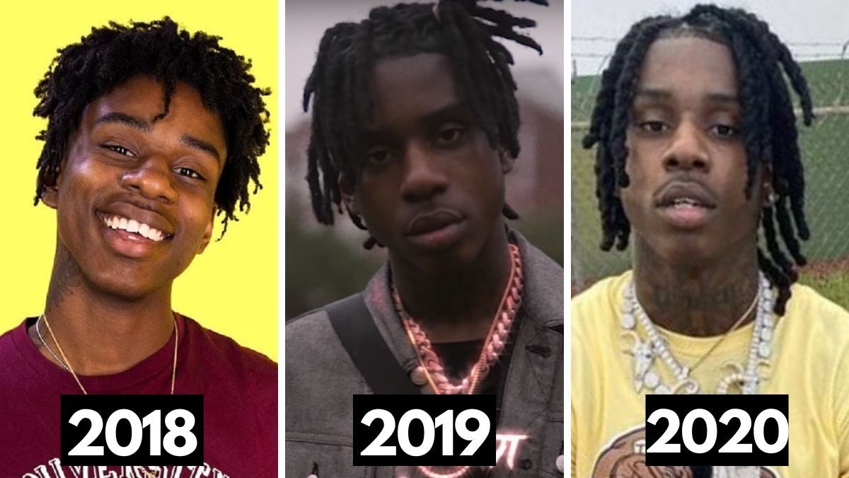 Polo G dreads throughout the years