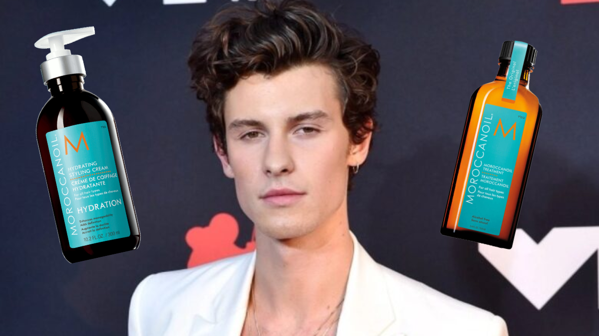 What does Shawn Mendes use in his hair