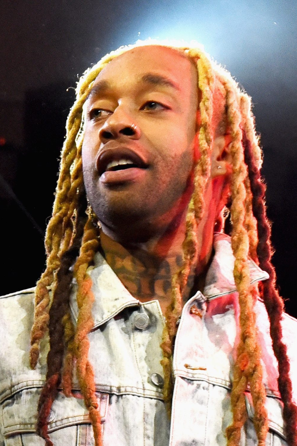 Ty Dolla Sign dreads in blonde