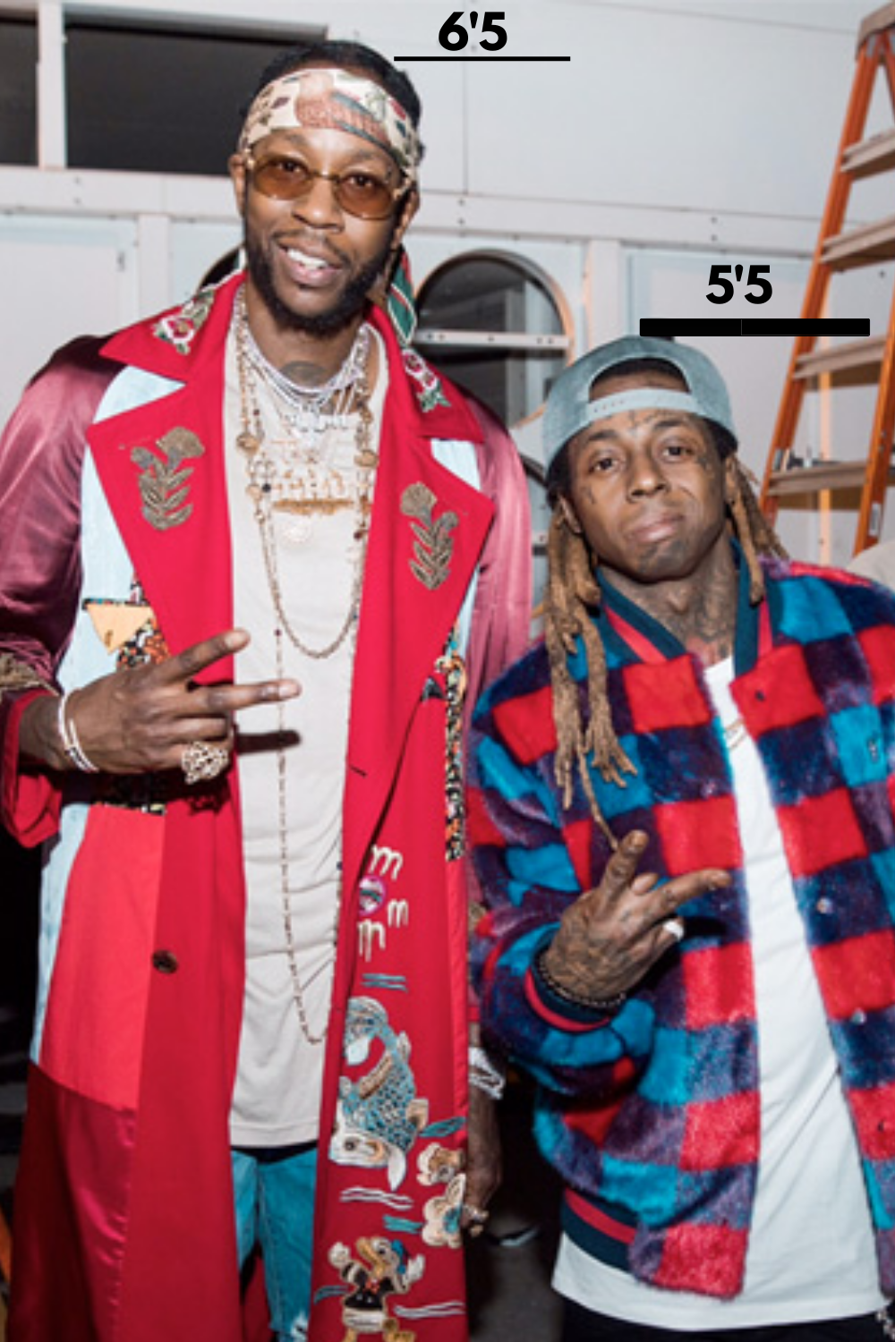 Lil Wayne height Comparison