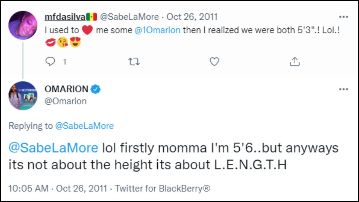 Omarion Height Proof 