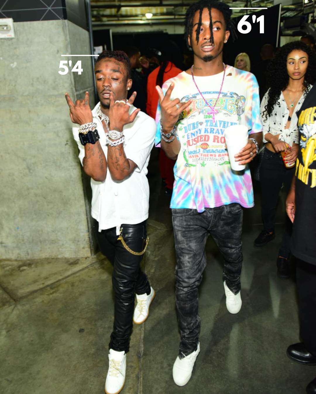 Playboy Carti Height Comparison