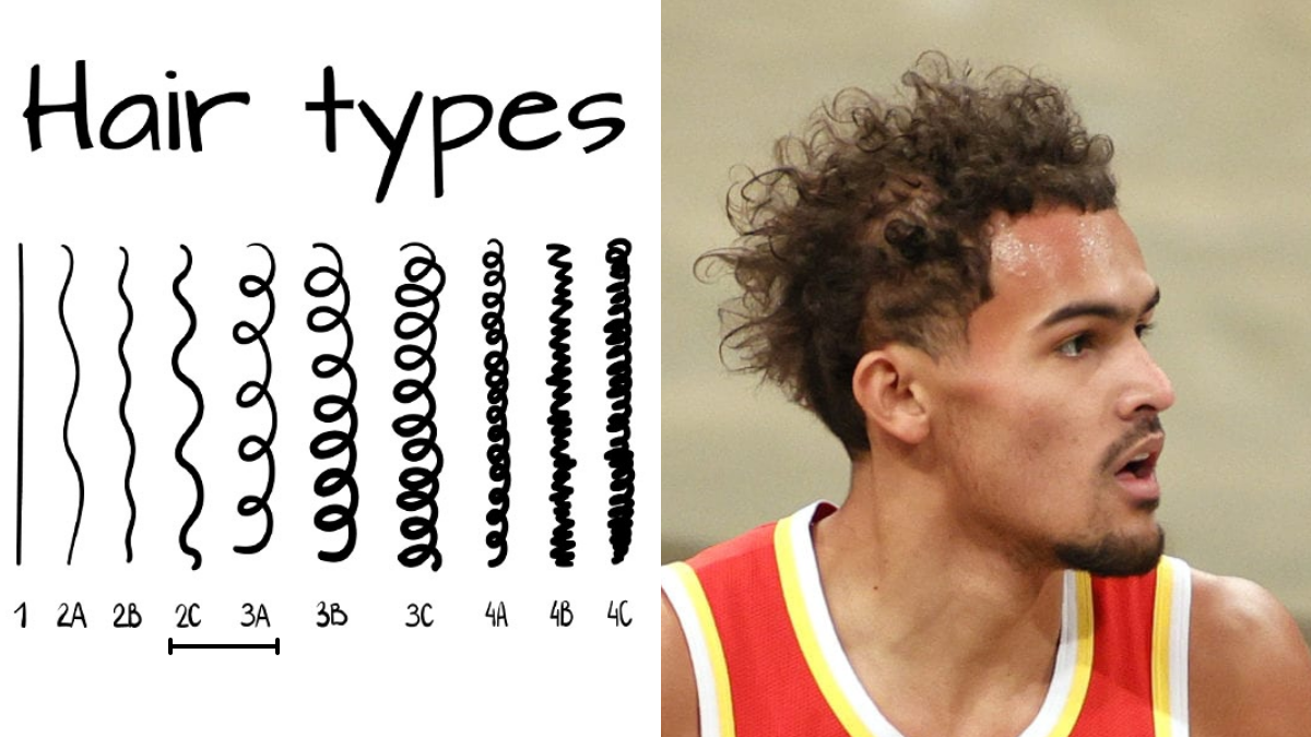 trae young hair type