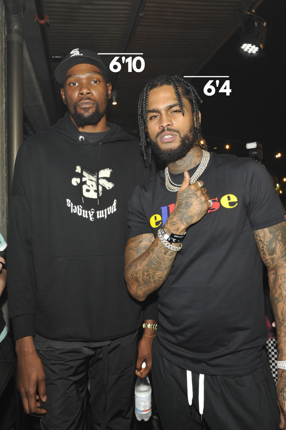 Dave East Height Proof