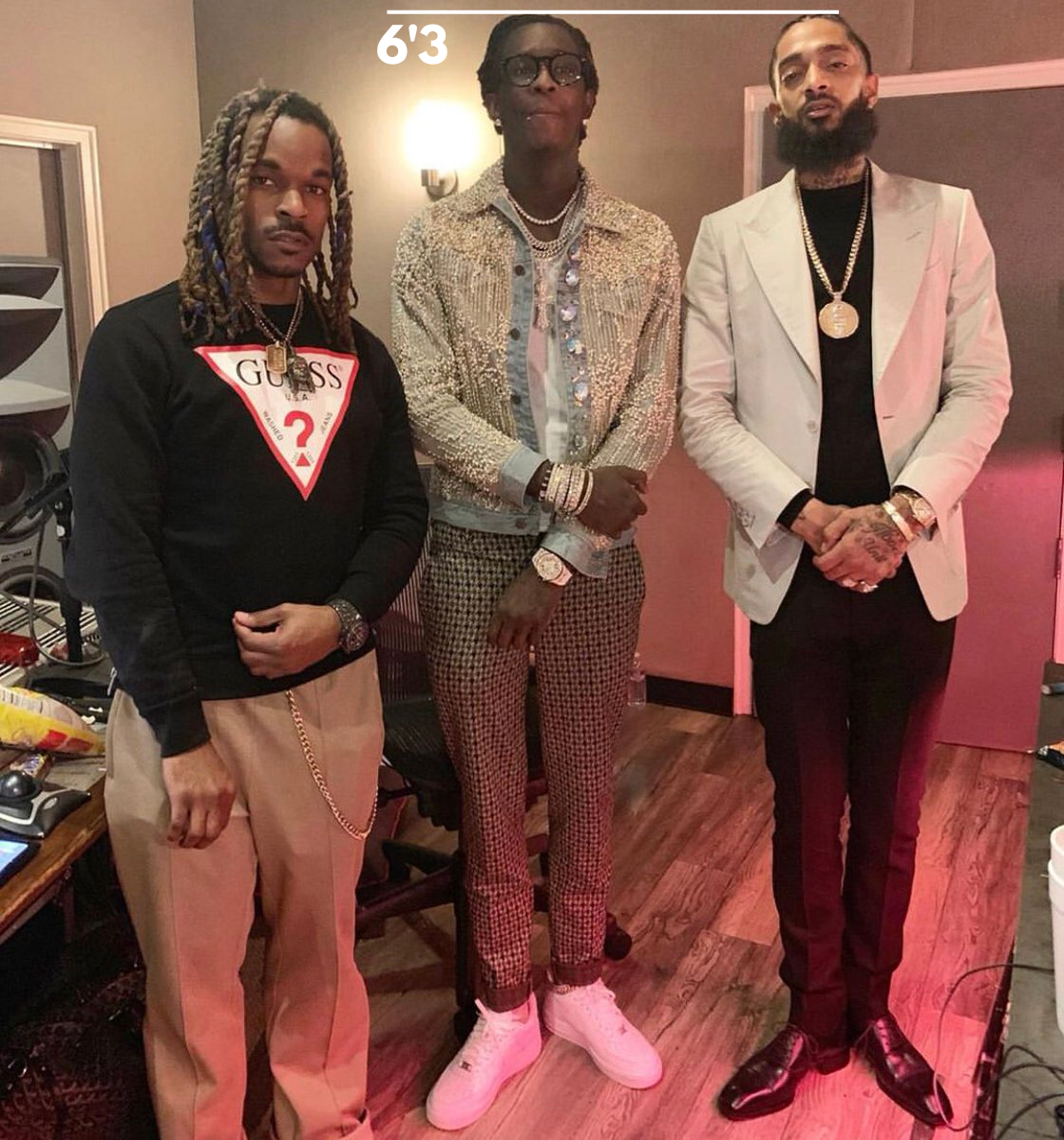 how tall is nipsey hussle
