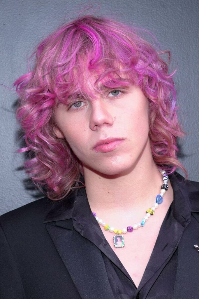 Kid LAROI Hair in pink