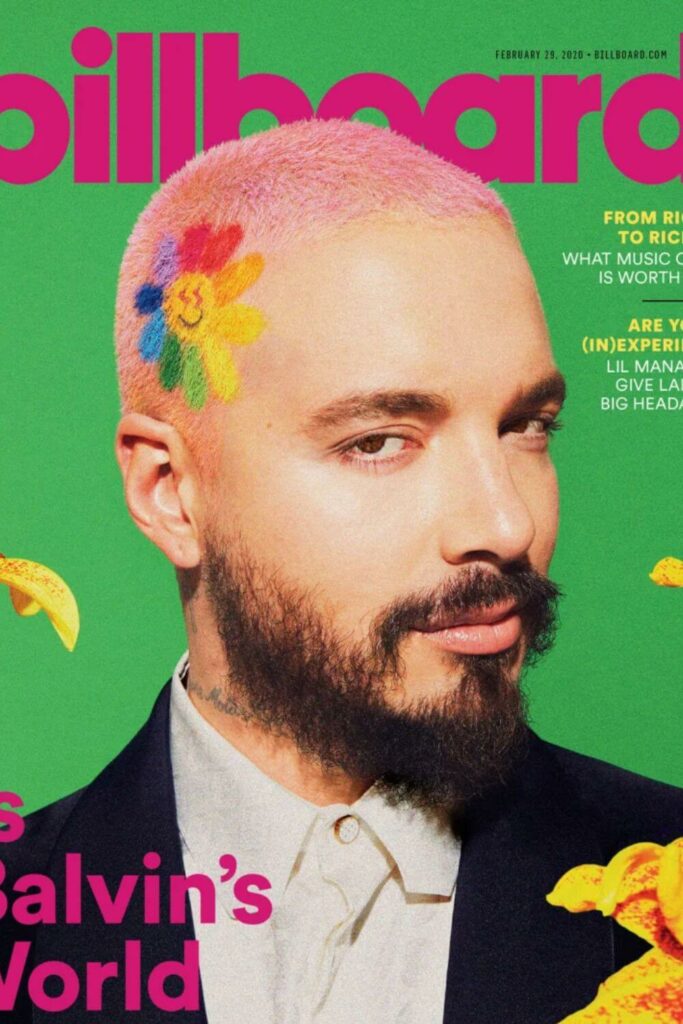 hair on magazine cover