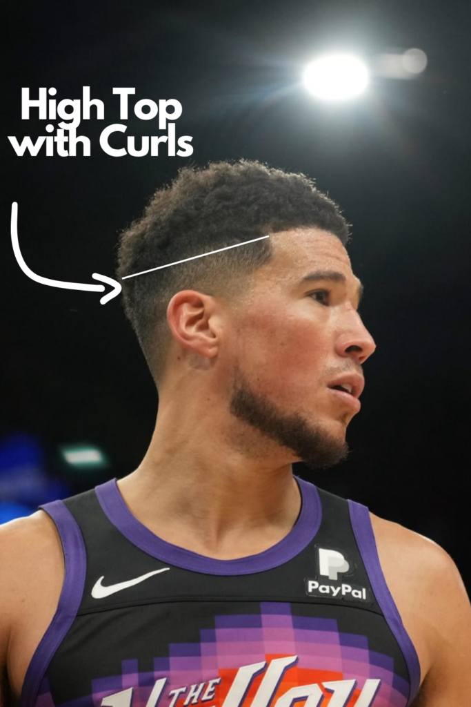 Devin Booker Haircut and Curls