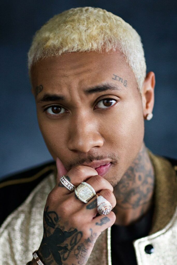 rappers with blonde hair and buzz cuts