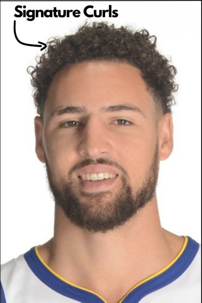 Klay Thompson Haircut and curls