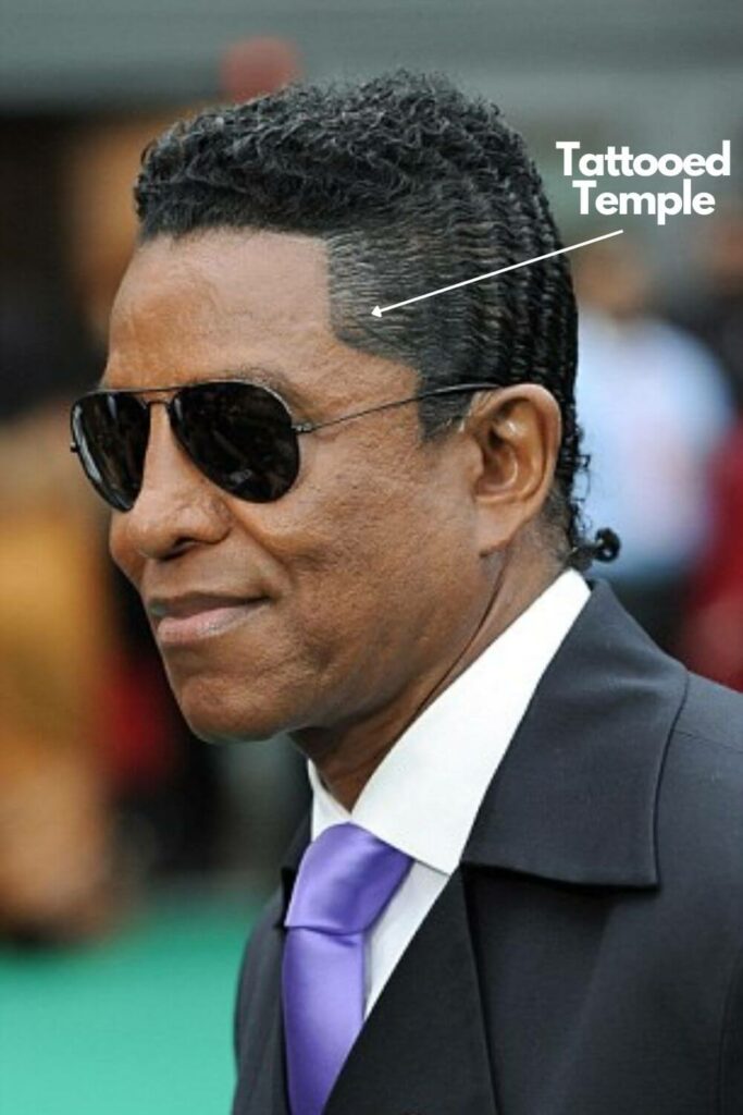 Jermaine Jackson Hair from the side view