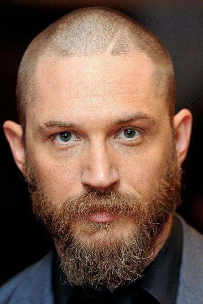 Tom Hardy Haircut in a buzz