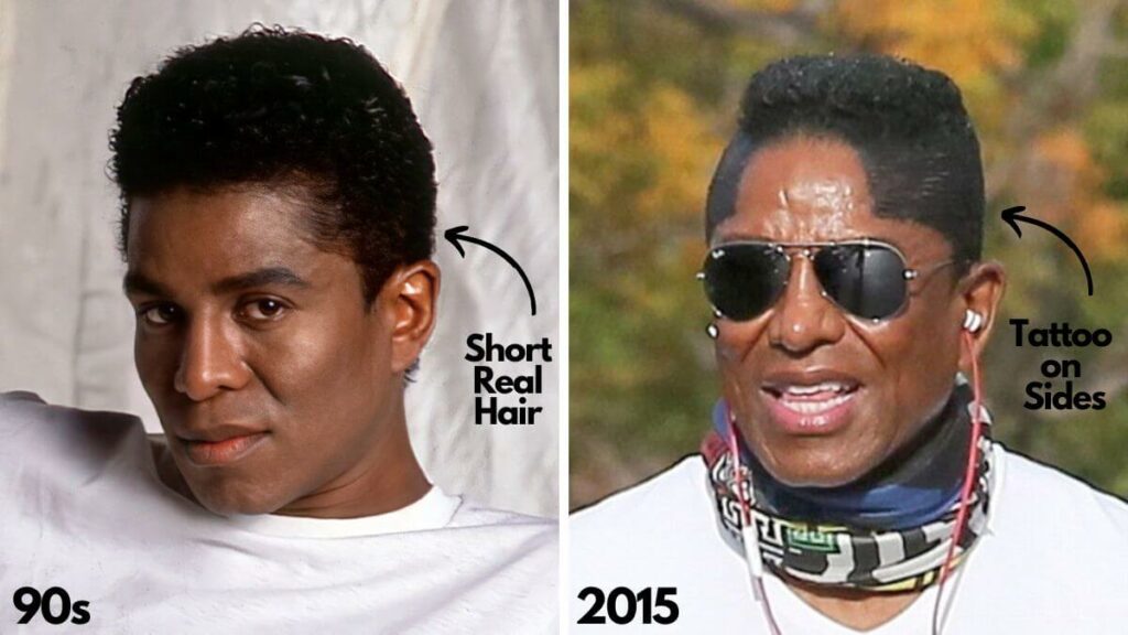 Jermaine Jackson Hair before and after