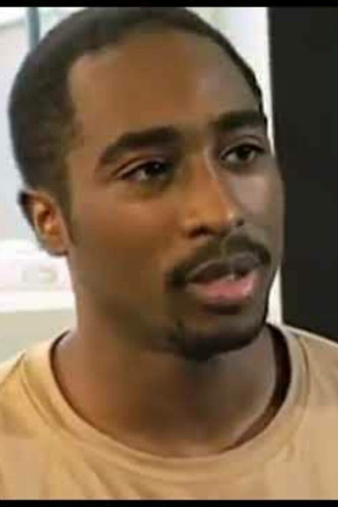 tupac with hair in prison