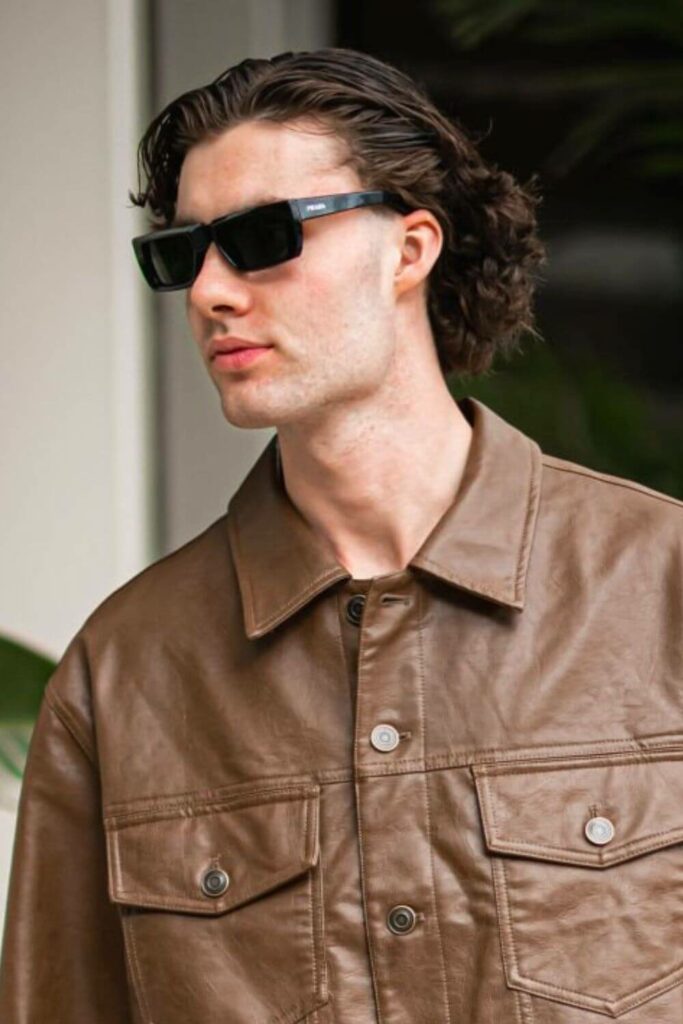 Josh Giddey Hair with sunglasses