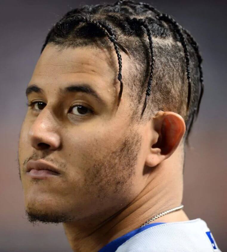 Manny Machado Hair in braids