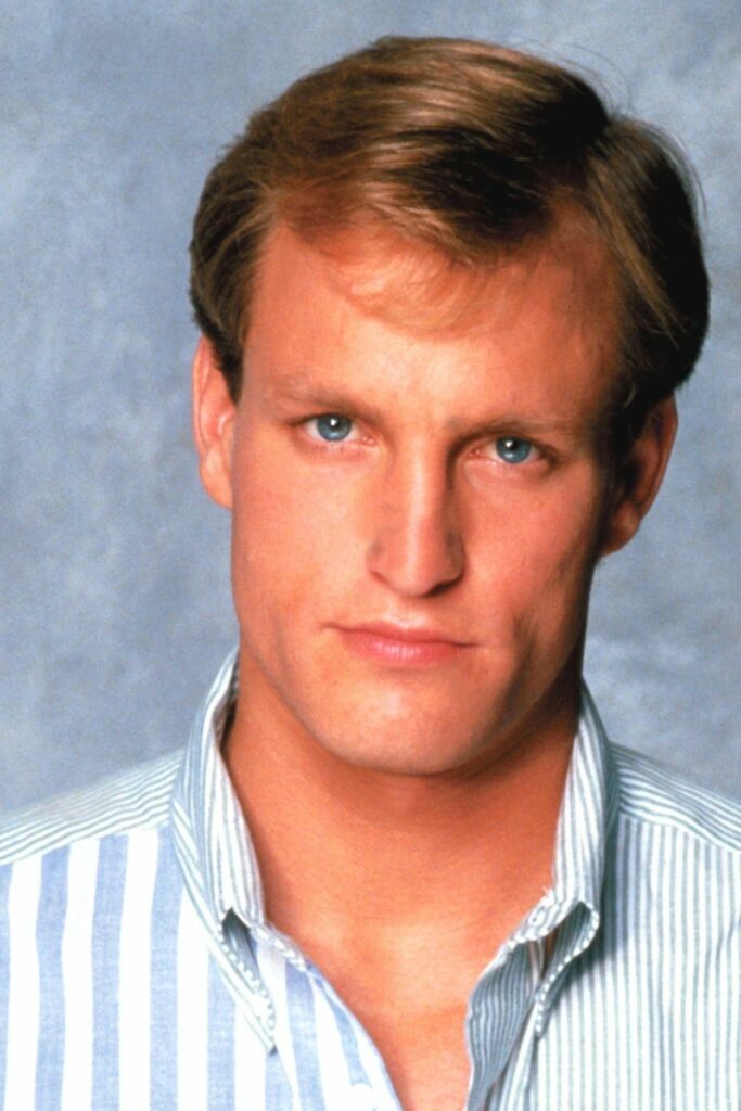 Woody Harrelson with Hair in the 80s