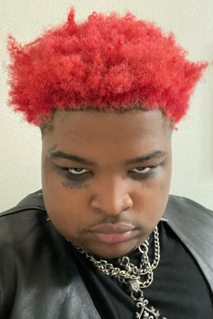 Rappers with Red Hair afro