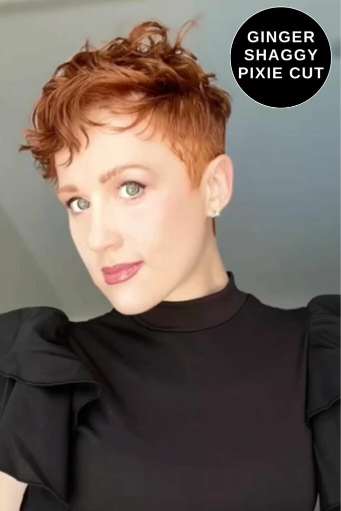 Pixie Cut Hairstyles in ginger