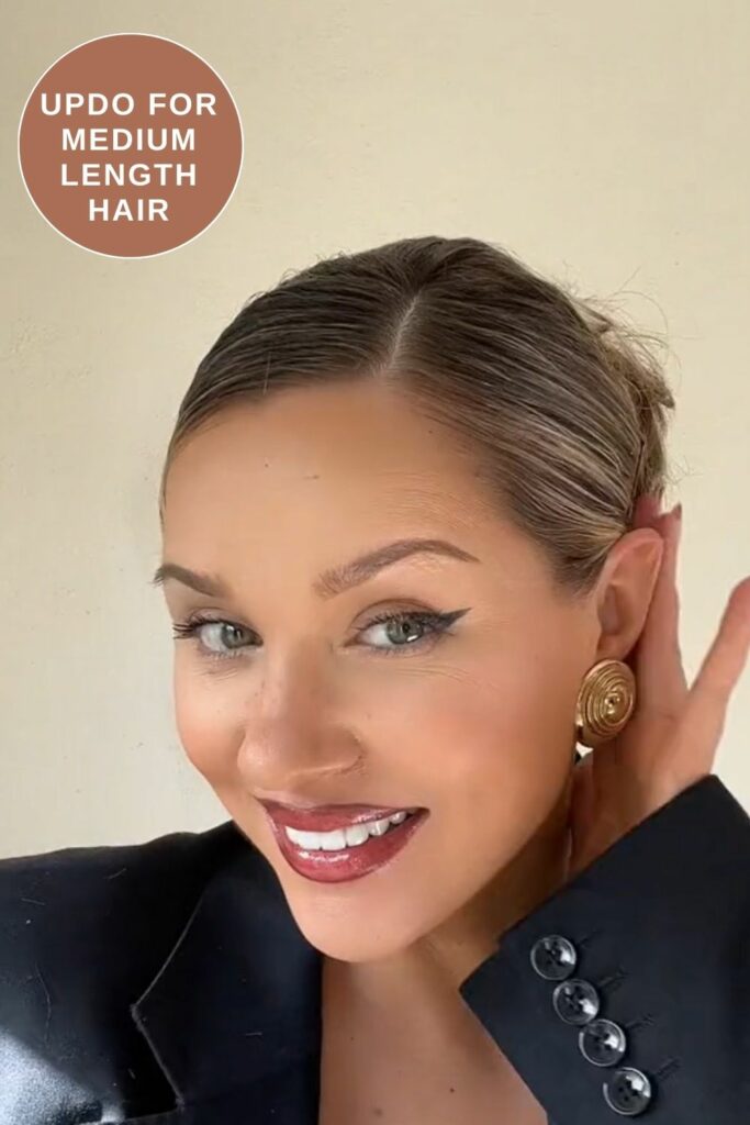 Medium Hairstyles for Women who want up do inspiration