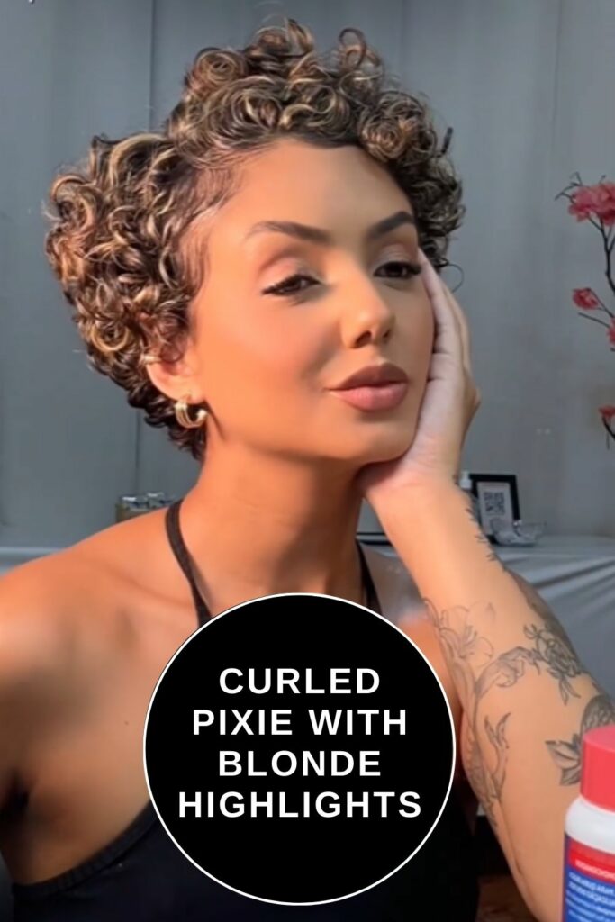 curled up pixie