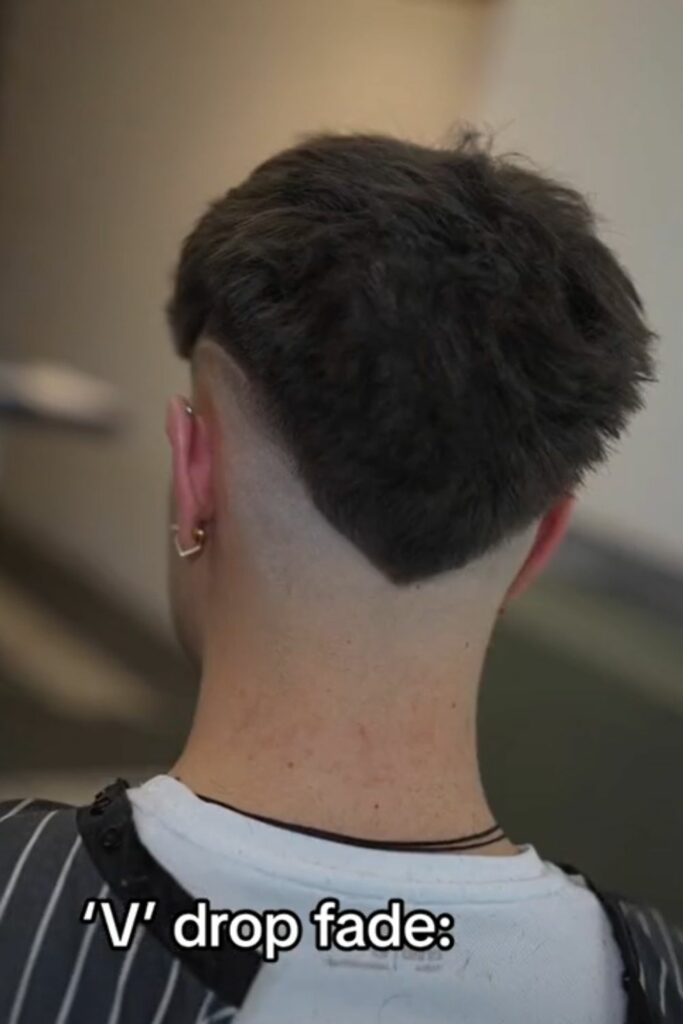 Fade Haircuts for Men with V taper