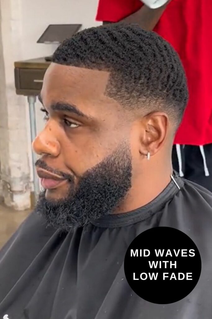 waves with full beard