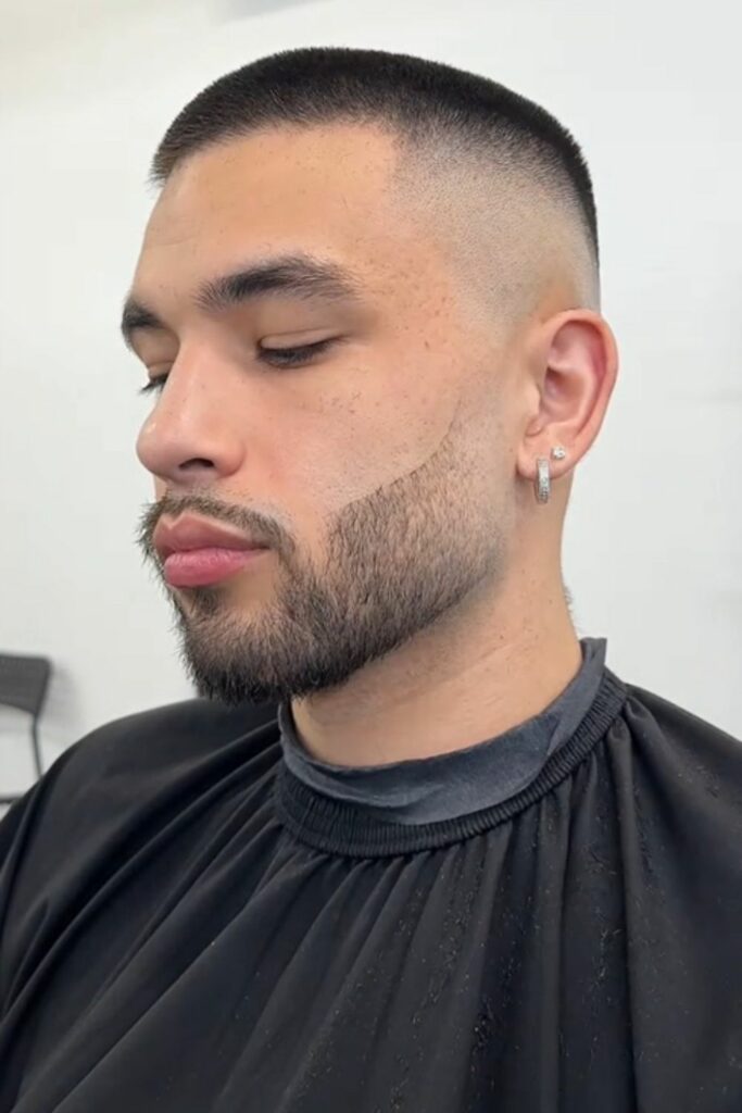 Skin Fade with Stubble