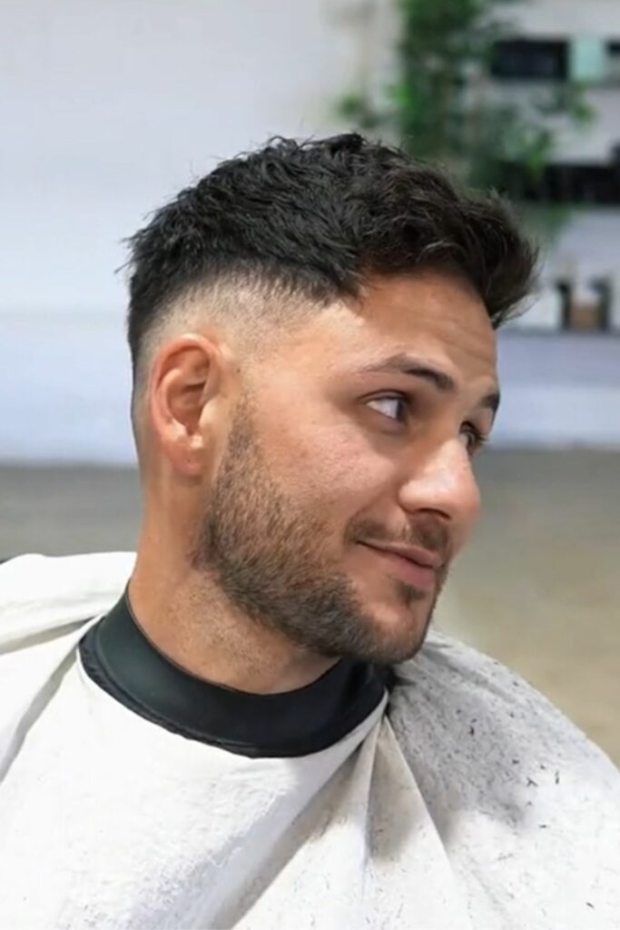 Drop Fade with Stubble