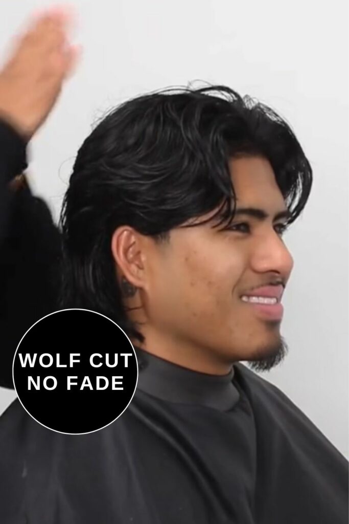Wolf Cut with No Fade