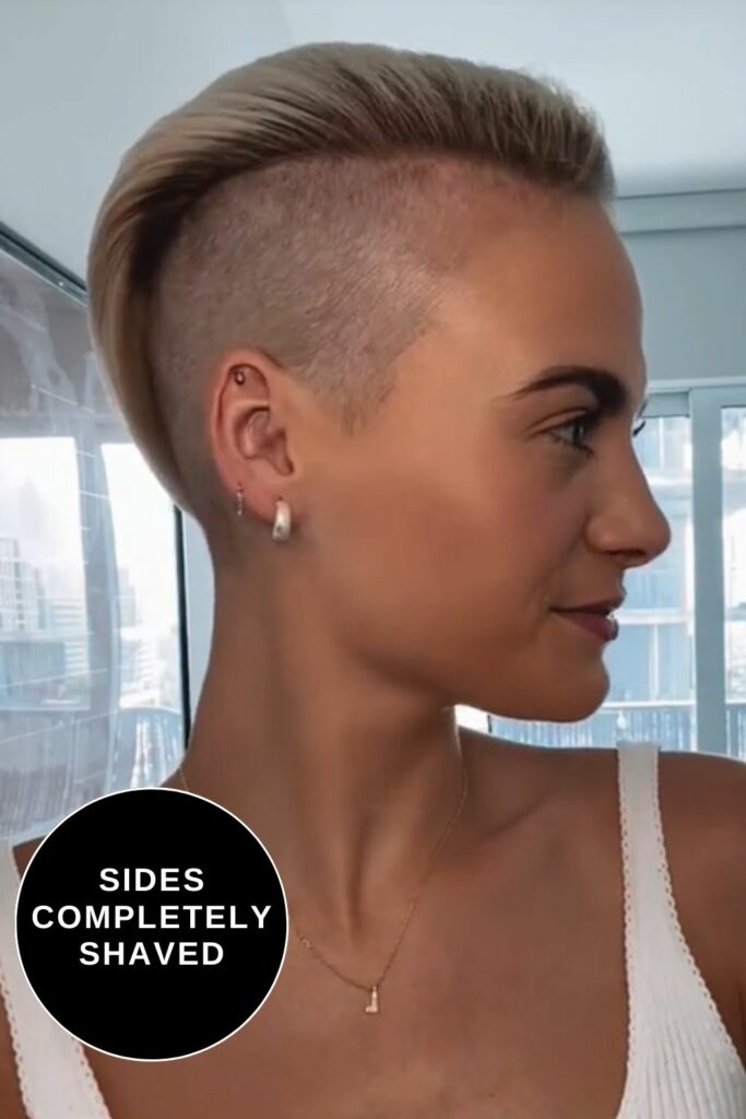 Pixie Cut Hairstyles shaved off sides